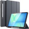 JETech Custodia per Samsung Galaxy Tab S10 FE Plus/S10 FE+ 13,1 Pollici con Porta S Pen, Morbido TPU Trifold Supporto Protettiva Tablet Cover, Supporta S Pen di Ricarica (Grigio)