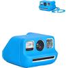 yystao - Custodia protettiva in silicone per Polaroid Go/Go Gen 2, compatibile con fotocamera Polaroid Go/Go Gen 2, morbida, antigraffio, anticaduta (blu)