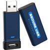 ClevX SecureData SecureUSB BT - Chiavetta USB 3.0 crittografata con crittografia hardware FIPS 140-2, livello 3, sblocco tramite app per telefono, conforme a TAA, CJIS, HIPAA, CMMC, GDPR, funziona con Mac e