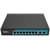 Mach Power Switch 8 Porte Gigabit PoE + 2 Uplink, 150W, VLAN, Estensione Fino a 250m, Plug & Play, Ideale per Videosorveglianza e Reti Aziendali (SW-UG8P2L-069)