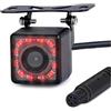 JSRVQKMS auto telecamera retrocamera Telecamera Auto Con Vista Frontale Retromarcia Reset Dashcam 5 Pin Retroilluminazione Rossa HD Visione Notturna Impermeabile Grandangolo(12)