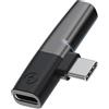 VoltCozy Adattatore USB C a Jack 3,5 mm, adattatore USB c Jack Audio HiFi con jack per cuffie da 3,5 mm + porta di ricarica, compatibile con i Phone 16 15 Pro Max, Galaxy, Hua Wei, Musica e AP pel