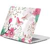 HLAAJJX Cover Compatibile con Macbook Air 11 pollici (2010-2015) A1370 A1465, Custodia Rigida Protettivo per Laptop in Plastica per Macbook Air 11 pollici,Fiore Rosa