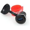 DRRI D-tipo USB 3.0 a USB 3.0 femmina montaggio a pannello accoppiatore passaggio attraverso connettore per illuminazione esterna