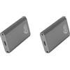 Zolynx 2X Adattatore per SSD MSATA A USB 3.1 Gen2 da 10 Gbps con Porta di Tipo C per Hard Disk Interno A Stato MSATA