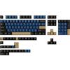 Kioball Keycaps Pbt Cherry Profile Blue Samurai Big Set Key Caps in Spanish, French, German, And English.