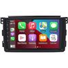 EUWLY 2G+32G 9 "Stereo with Android 13 Autoradio per Benz Smart Fortwo 451 2005-2010 2 DIN con Carplay Android Auto GPS Bluetooth FM/RDS Mirror Link WiFi HiFi camera