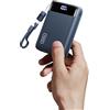 INIU Power Bank, Ultrapiccolo 20000mAh 22,5W PD Ricarica Rapida Caricatore Portatile, USB-C In & Out Batteria Esterna Compatibile con iPhone 17 16 15 14 Plus Pro, Galaxy S24 Ultra, Blu