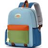 PROTAURI Zainetto Asilo Bambino con Cinturino Toracico, Zaino Bimba Asilo Riflettente Impermeabile, Zaino Asilo Nido Outdoor Ultraleicht Grande Capacità per DIN A4 2-6 Anni, 11.4L, Blu