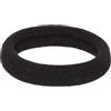 Whakano 100 elastici per capelli da donna, 4,3 cm, senza cuciture, elastici, per coda di cavallo, in nylon, spandex, per capelli, per donne, ragazze, uso quotidiano, colore nero