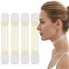 Chenzvora 20pz Cerotti Lifting Collo Invisibile con 4 Elastici, Cerotti Effetto Lifting Collo, Patch Adesivi Elastici perCollo, Viso e Doppio Mento, Design Riutilizzabile e Discreto