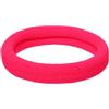 Whakano 100 elastici per capelli da donna, 4,3 cm, senza cuciture, elastici, per coda di cavallo, in nylon, spandex, per capelli, per donne, ragazze, uso quotidiano, rosso fluorescente
