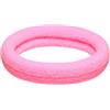 Whakano 100 elastici per capelli da donna, 4,3 cm, senza cuciture, elastici, per coda di cavallo, in nylon, spandex, per capelli, per donne, ragazze, uso quotidiano, rosa B
