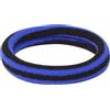 Whakano 100 elastici per capelli da donna, 4,3 cm, senza cuciture, elastici, per coda di cavallo, in nylon, spandex, per capelli, per donne, ragazze, uso quotidiano, blu reale nero