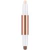 JUDEWY Penna Illuminante Due in Uno, Contouring a Lunga Tenuta, Stick per Contouring E Illuminante, Trucco Scolpito, Luminosità Naturale (02)