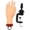 Generico Mano per pratica manicure con display - Manichino realistico per unghie - Formazione modello per professionisti - Artisti principianti del salone di bellezza - Giunti mobili completi Filo metal