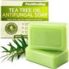 SONGVISON 2 saponette al tea tree, saponi naturali con proprietà purificanti, idratano in profondità e detergono delicatamente la pelle donando una sensazione di freschezza, detergente per corpo e viso