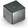 Sony XDRC1DBP radio Orologio Nero, Argento"