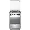 Delonghi De'Longhi PEMX 64 LSG cucina Elettrico Gas Acciaio inox"
