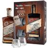 Generico Vecchio Amaro del Capo Riserva del Centenario Caffo, Liquore d'Erbe di Calabria, 700 ml, 37,5% Vol, Edizione Limitata e Numerata, con Due Bicchieri