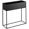 Cache-pot Rettangolare Grande in Metallo Nero - Vaso Design Urban Chic | L'Oca Nera