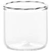 SET 6 TUMBLER INTRECCI JUNIOR Zafferano - Bicchieri Shot in Vetro Borosilicato Soffiato a Mano