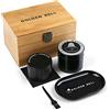 LIHAO Scatola Grinder Metallo 4 Parti Professionale con Vassoio Barattolo di Stoccaggio Regalo Uomini Natale San Valentino Compleanno