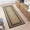TAPISO Atlas Tappeto Passatoia Camera Corridoio Salotto Soggiorno Tradizionale Verde Classico 70 x 300 cm