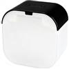 Oceanlend Umidificatore a nebbia continua, con capacità di 1 litro e funzione diffusore di oli essenziali, progettato per un uso silenzioso in casa o in ufficio (nero)