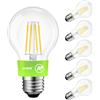 LVWIT Lampadine LED E27 Luce Calda 2700K, Lampadina 5W Equivalenti a 75W, 1055LM, Classe A Ultra Efficiente, Lampadina LED Filamento A60 Stile Vintage Retrò, Risparmio Energetico, Non Dimmerabile