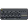Logitech K400 Plus Tv tastiera RF Wireless QWERTZ Ungherese Nero