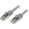 StarTech.com Cavo di rete Cat6 Ethernet Gigabit - Cavo Patch RJ45 SFTP da 50 cm - Grigio