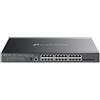 TP-Link SG5428XMPP switch di rete Gestito L3 Gigabit Ethernet (10/100/1000) Supporto Power over Ethernet (PoE) Nero