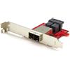StarTech.com Adattatore Mini-SAS - Dual SFF-8643 a SFF-8644 - con Staffa Intera e a Mezzo Profilo - 12Gbps