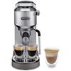 De'Longhi Dedica Duo EC890.M Macchina da Caffè Manuale Espresso, Cappuccino e Cold Brew, Compatibile con Polvere o Cialde