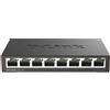 D-Link DGS-108 Non gestito L2 Gigabit Ethernet (10/100/1000) Nero