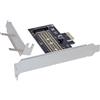InLine 76660S scheda di interfaccia e adattatore Interno M.2