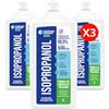 + CONTROL GARDEN CONTROL GARDEN x3 Alcol Isopropilico 99,9% 1 L | Isopropanolo Puro Pulizia Professionale di Componenti Elettronici, Optici e Superfici Delicate | Pulizie Cristalli Senza Rifiuti Rapida Evaporazione