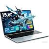 CHIFUYOU PC portatile 16 GB RAM DDR3 512 GB SSD Computer portatile 15,6 pollici Notebook da ufficio processore 4425Y (fino a 1,7 GHz), 1920 × 1080 Full HD, Win 11, compatibile con Wi-Fi 5 e Bluetooth