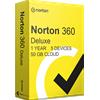 Norton 360 Deluxe + 50 GB Cloud Storage (1 Anno / 5 Dispositivi)
