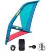 aromaoveite Vela Da Windsurf, Vela Gonfiabile Portatile Per Tavola Da Stand Up Paddle Con Base Girevole A 360° | Finestra Di Sicurezza | Zaino | Tessuto In Pvc Oxford Per Windsurf, Avventura, 4,3 M