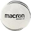 Macron Degree XH Pallone da Calcio, Misura 5, Allenamento e Partita, Bianco