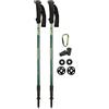 Fizan Trek Pro - Bastoni da trekking ultraleggeri, 195,6 g, bastoni da trekking, regolabili, pieghevoli, telescopici, vestibilità personalizzata, impugnature in schiuma, bastoncini da passeggio in
