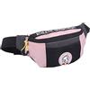 Cerdá LIFE'S LITTLE MOMENTS - Riñonera Mujer de Snoopy Idónea para Hacer Deporte o Ir al Gimnasio con Bolsillo Frontal con Cremallera y Bolsillo de Malla Licencia Oficial, Rosa, L (2100003927)