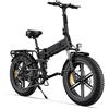 ENGWE ENGINE X Bici Elettrica Pieghevole 250W E-Bike Adulto | 20 × 4.0 Fat Tire Bicicletta Elettrica | 48V 13AH Range 120KM | Sospensione Completa | 7 Velocità Crociera Urbana (Rosso)