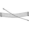 OFFIGAM Corda Resistente e Versatile 5 per Trampolino con Occhiello in Nylon e Lattice per Fissaggio Trampolino Esterno e Sport