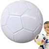 Generico Ballo Da Calcio Bianco Senza Marchio - Calcio Autografo | Doodle Football | Firmare Il Pallone Da Calcio | Taglia 3/4/5 Calcio | Soccer Pure White Soccer Per La Laurea Del Compleanno 'anniversario