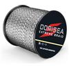 Dorisea Extreme Braid - Lenza da pesca intrecciata 100% Pe multicolore (bianco e nero), 2,7 - 250 m, Multi-color, 300m/328Yards 80lb/0.48mm