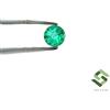 SBI Gems 3.75 MM Certificato Smeraldo Naturale Taglio Rotondo 0.24 Cts Non Trattato Loose