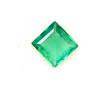 SB Gems Certificato Smeraldo Naturale Taglio Quadrato 4x4.25 MM 0.24 Cts Non Trattato